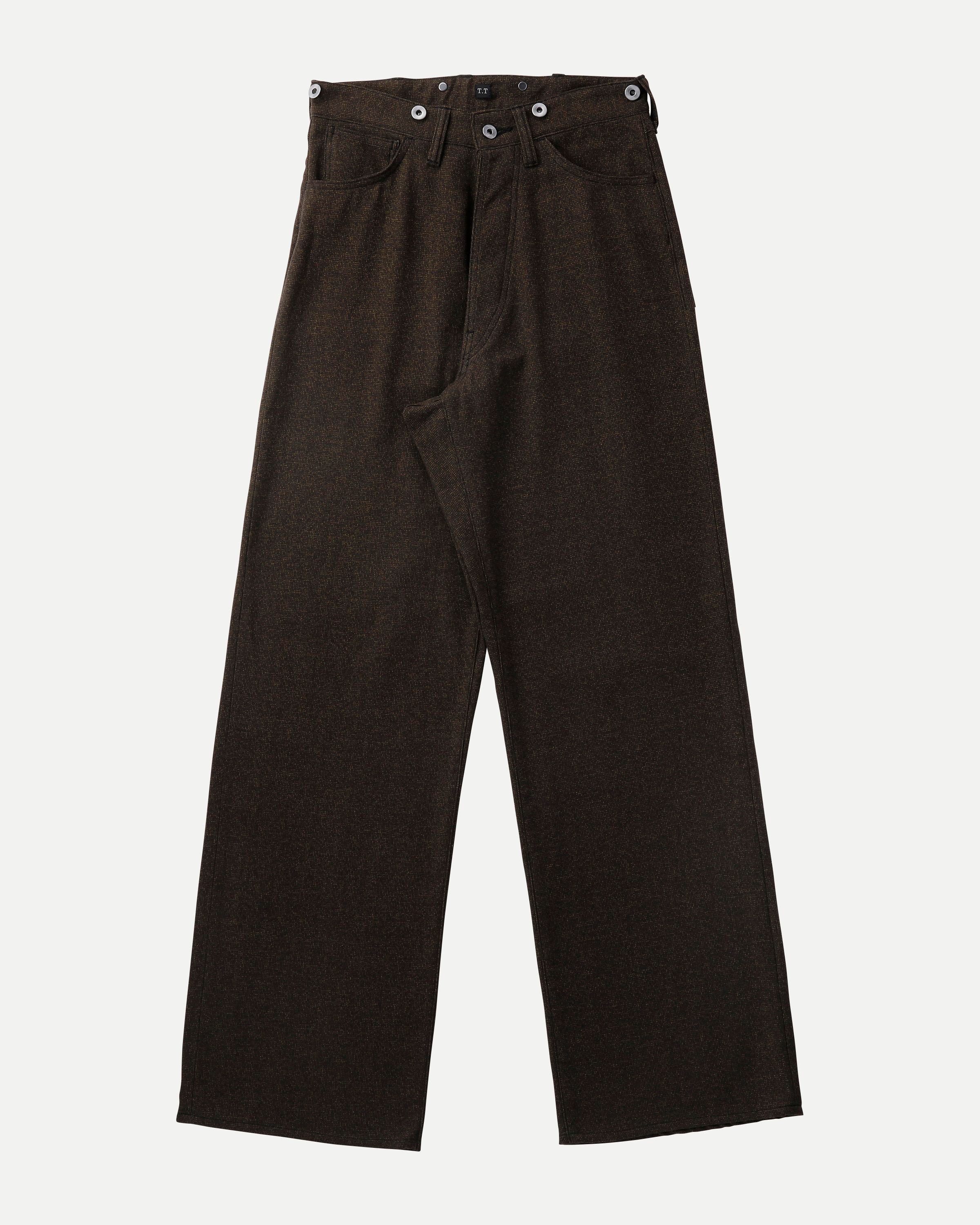 LOT.209 BUCKLE-BACKED TROUSERS