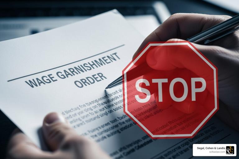 Stop IRS wage garnishment