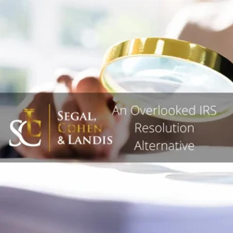 An Overlooked IRS Resolution Alternative