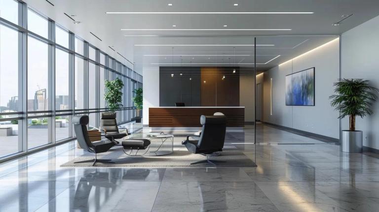 a sleek, modern office interior showcases a confident business 税务律师 deliberating with a client over a complex financial document, emphasizing professionalism和 专业 guidance in navigating complex tax regulations.
