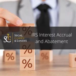 IRS Interest Accrual and Abatement