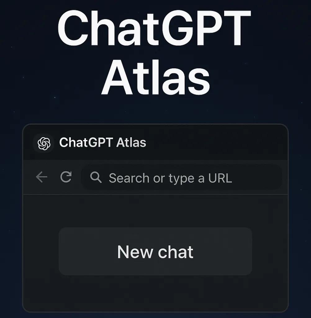 Yapay zeka destekli ChatGPT Atlas arayüzü ile içerik araştırması ve SEO analizi.