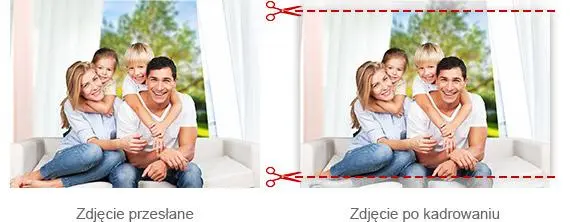 Kadrowanie „pełen papier" w aplikacji photos3