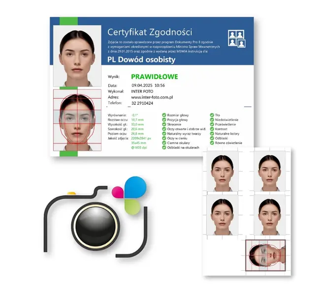 Zdjęcia do dokumentów - dowód, paszport, wiza
