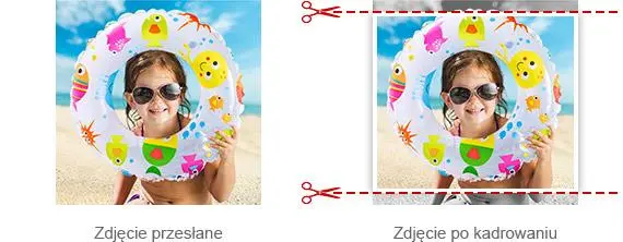 Kadrowanie „pełen papier z ramką" w aplikacji photos3