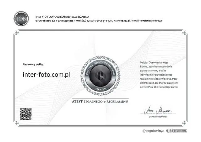 Atest regulamin interfotocompl
