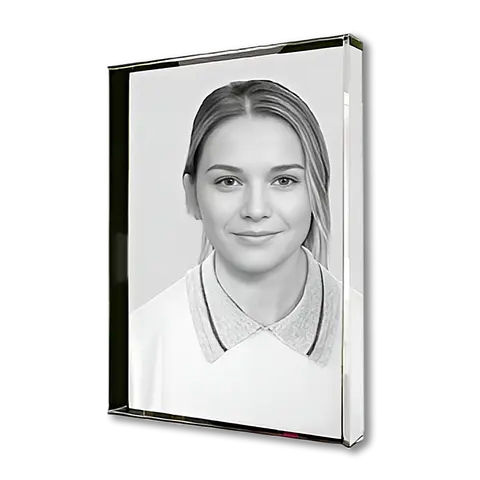 Fotokrysztal czarno bialy bok