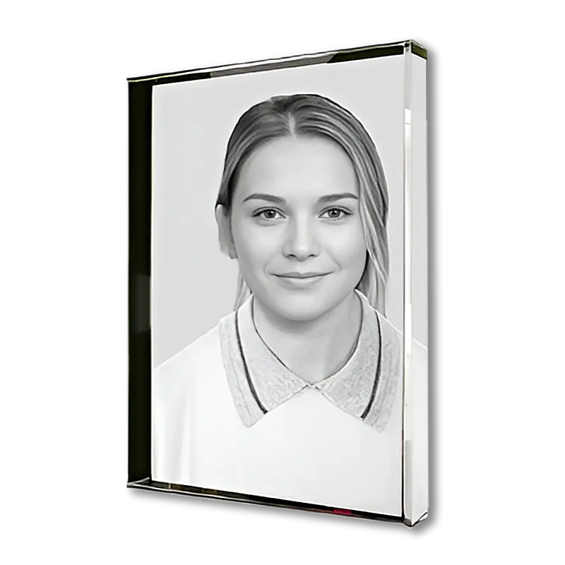 Fotokrysztal czarno bialy bok
