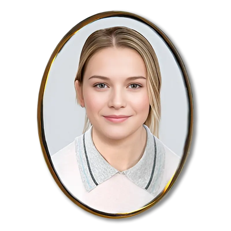 owal złoty pasek 11