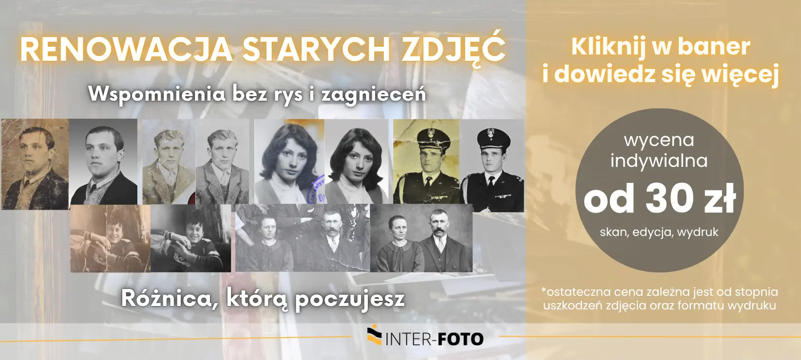 Reprodukcja z odnowieniem starych fotografii
