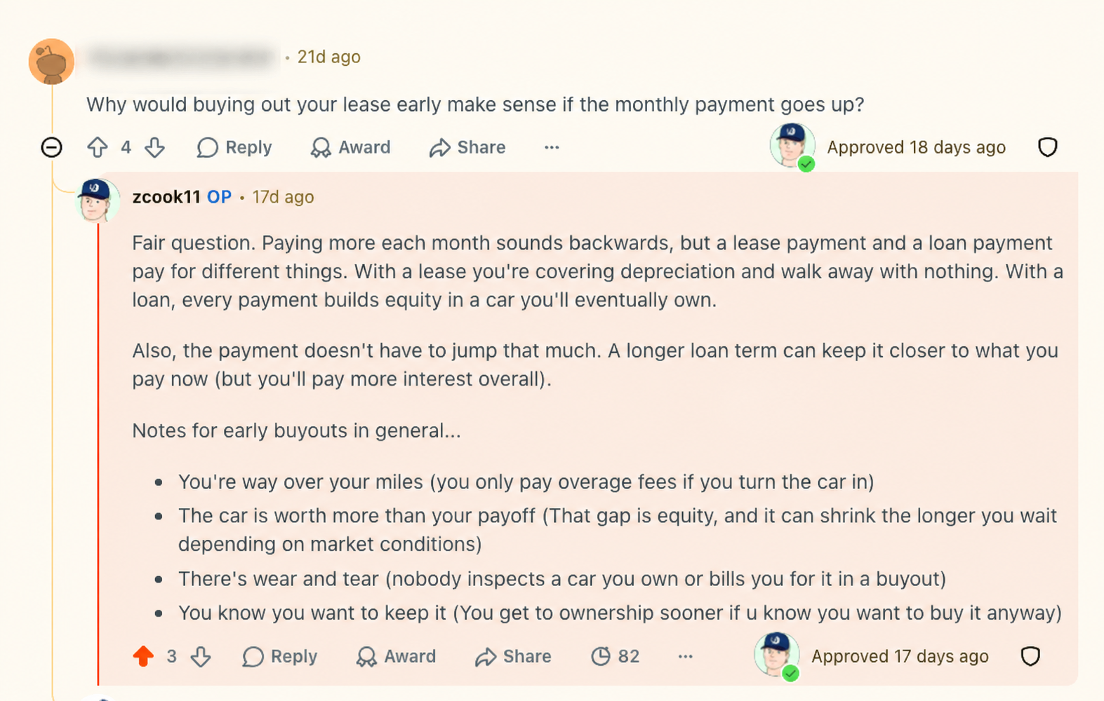 early lease buyout
