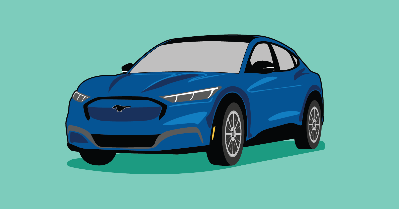 Ford Mach-e illustration