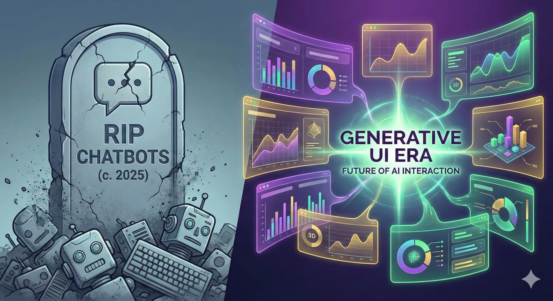 The Death of the Chatbot: Why the Future of AI is "Generative UI"