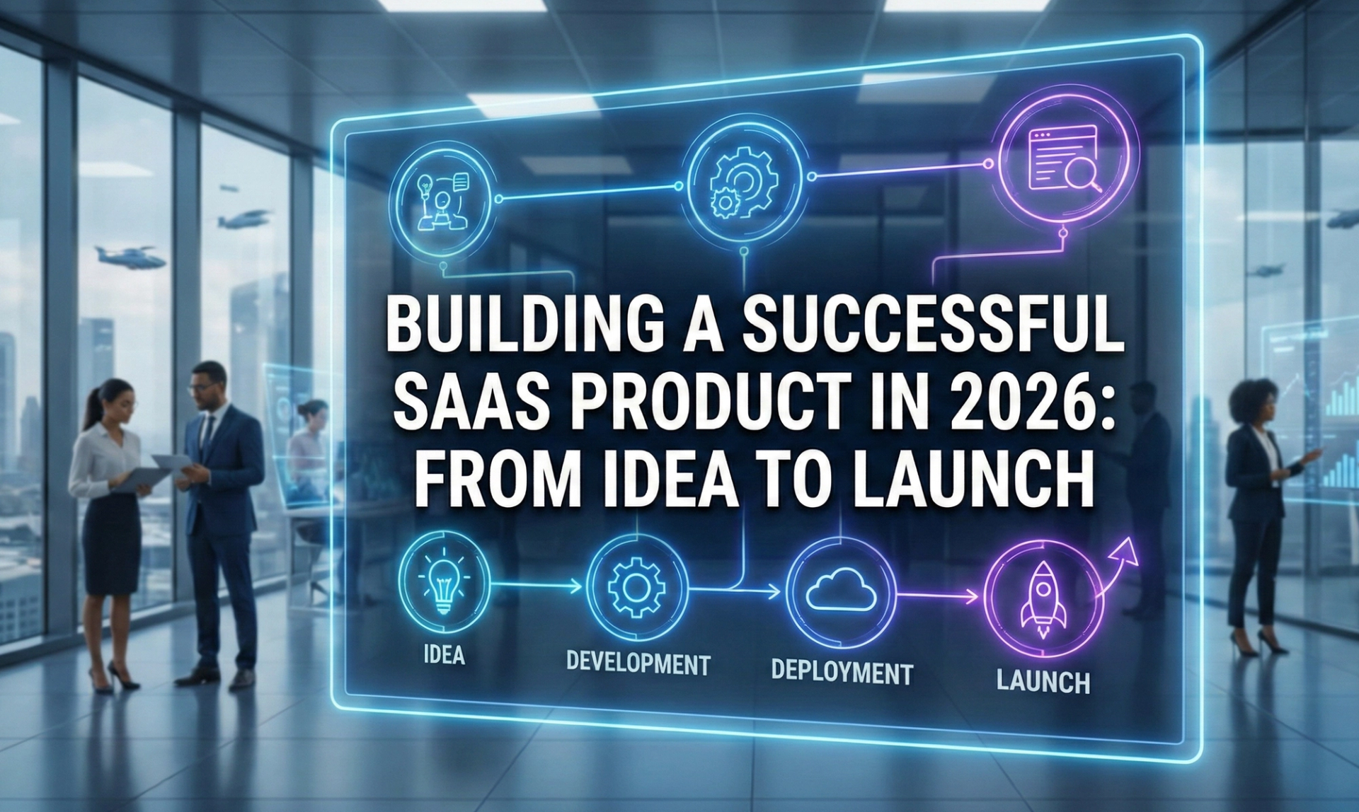 SaaS product development process showing planning and iteration workflow