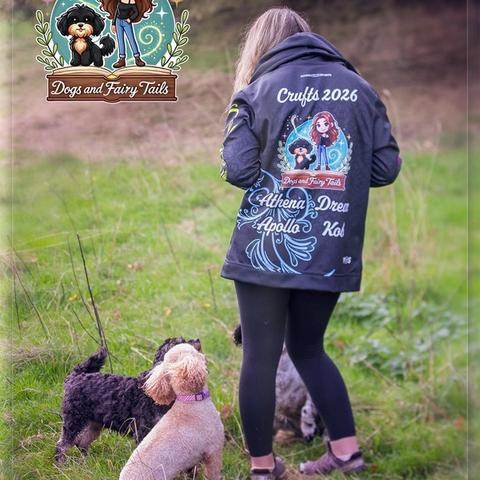 Emma, founder of Dogs and Fairy Tails, with one of her canine clients