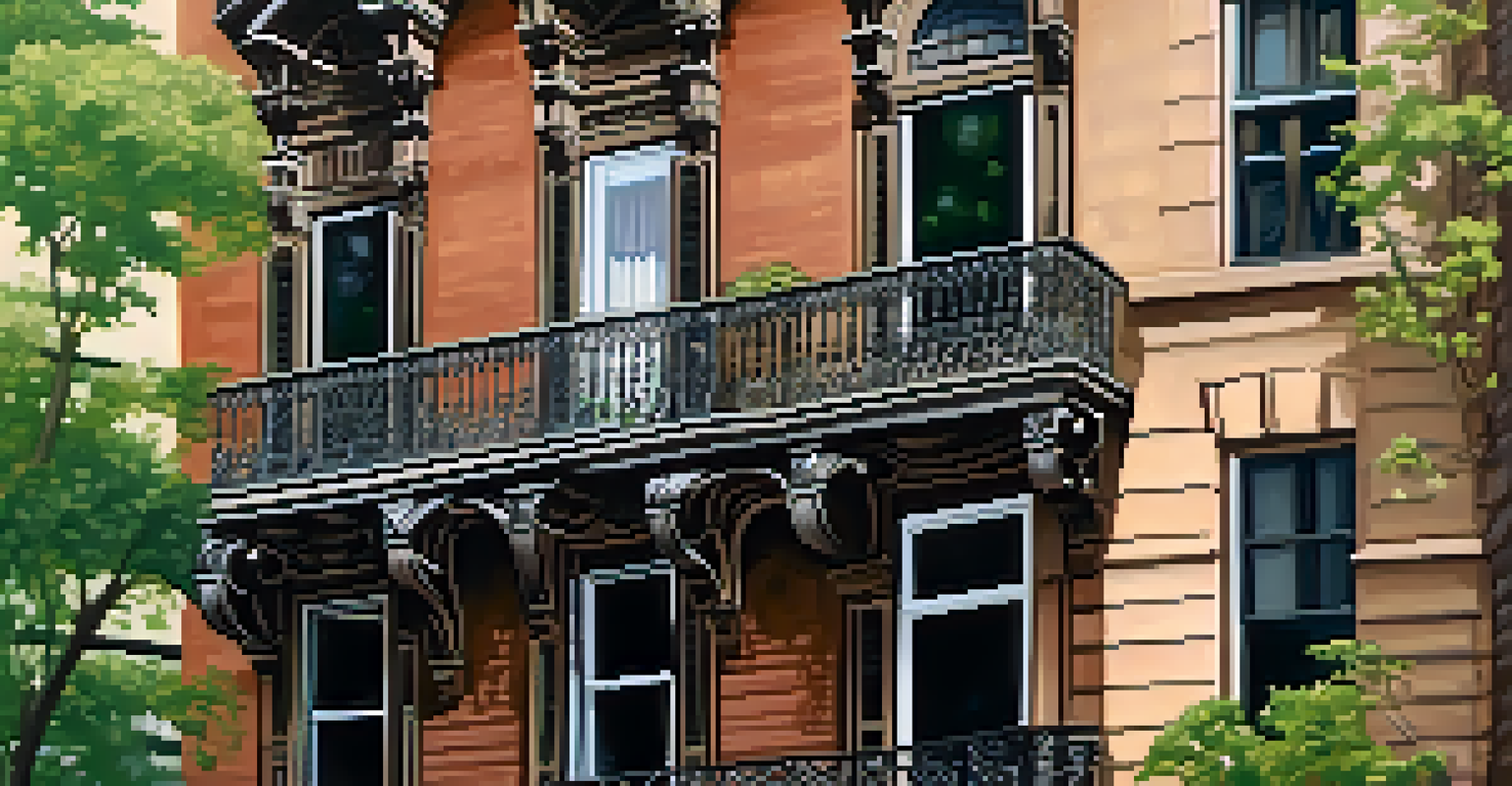 A detailed view of the architectural beauty around Rittenhouse Square, featuring historic buildings and modern designs.