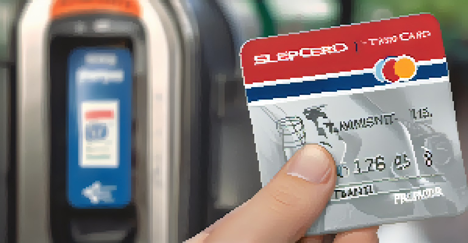 A close-up of a SEPTA Key Card being tapped at a transit station entrance with commuters in the background.
