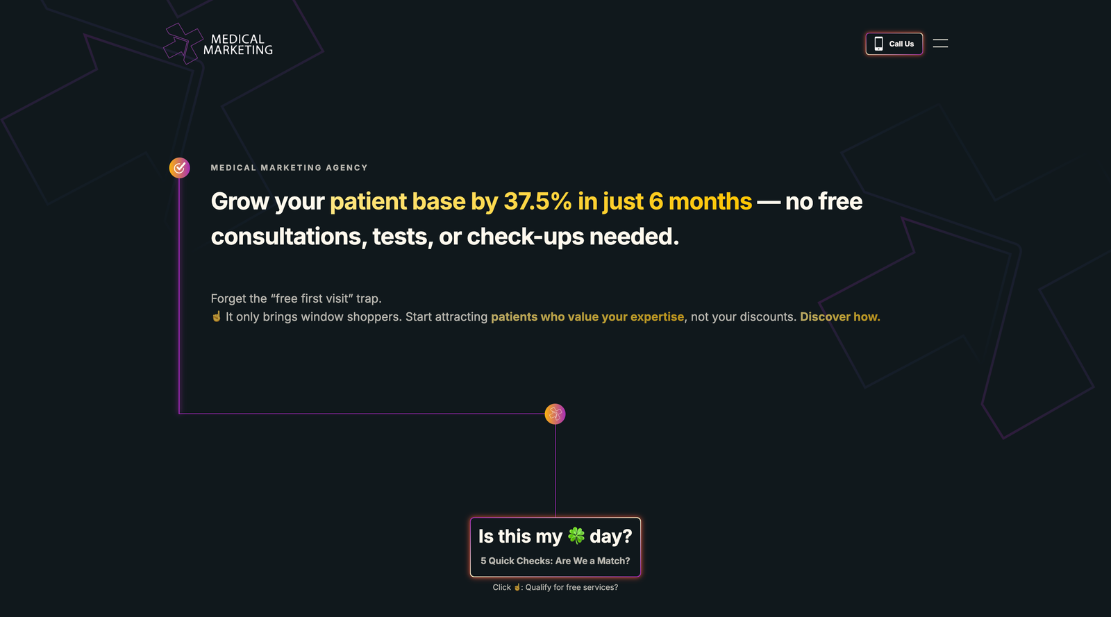 Medical Marketing — Agency Site & Landing-Page System