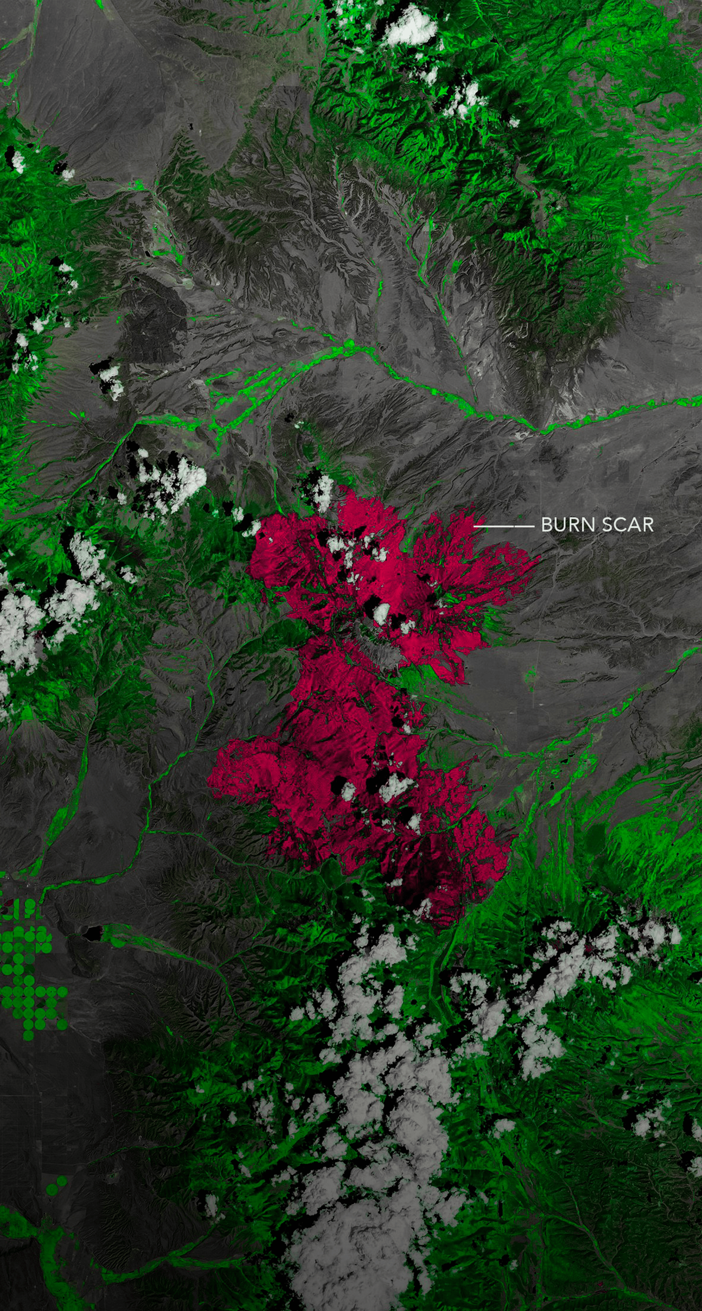 Spring Creek satellite image