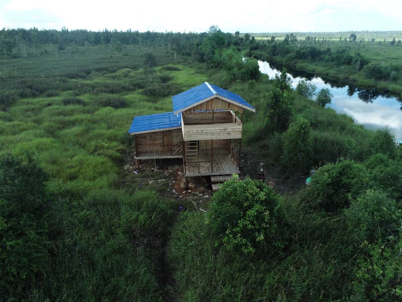 Borneo field station built by Land Life