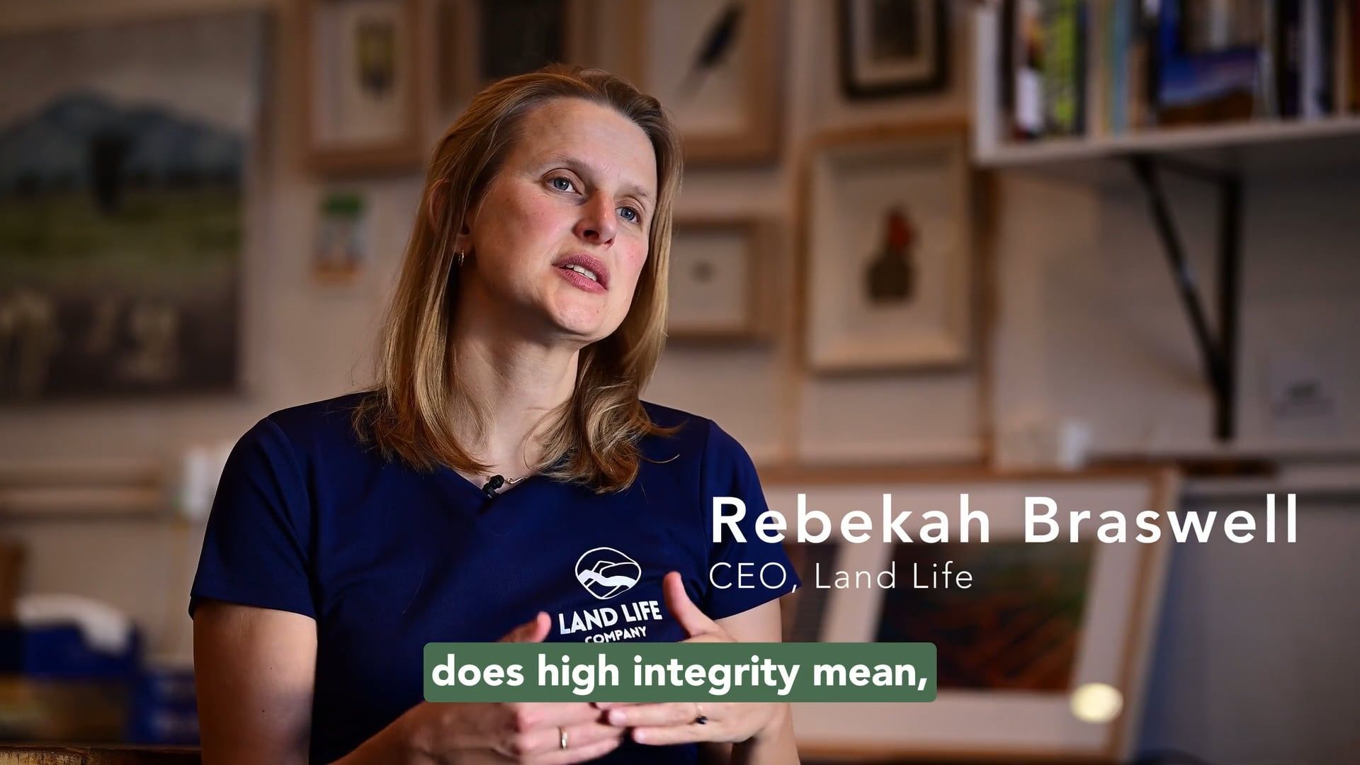 Video of Land Life CEO speaking about what high integrity in nature based carbon projects 