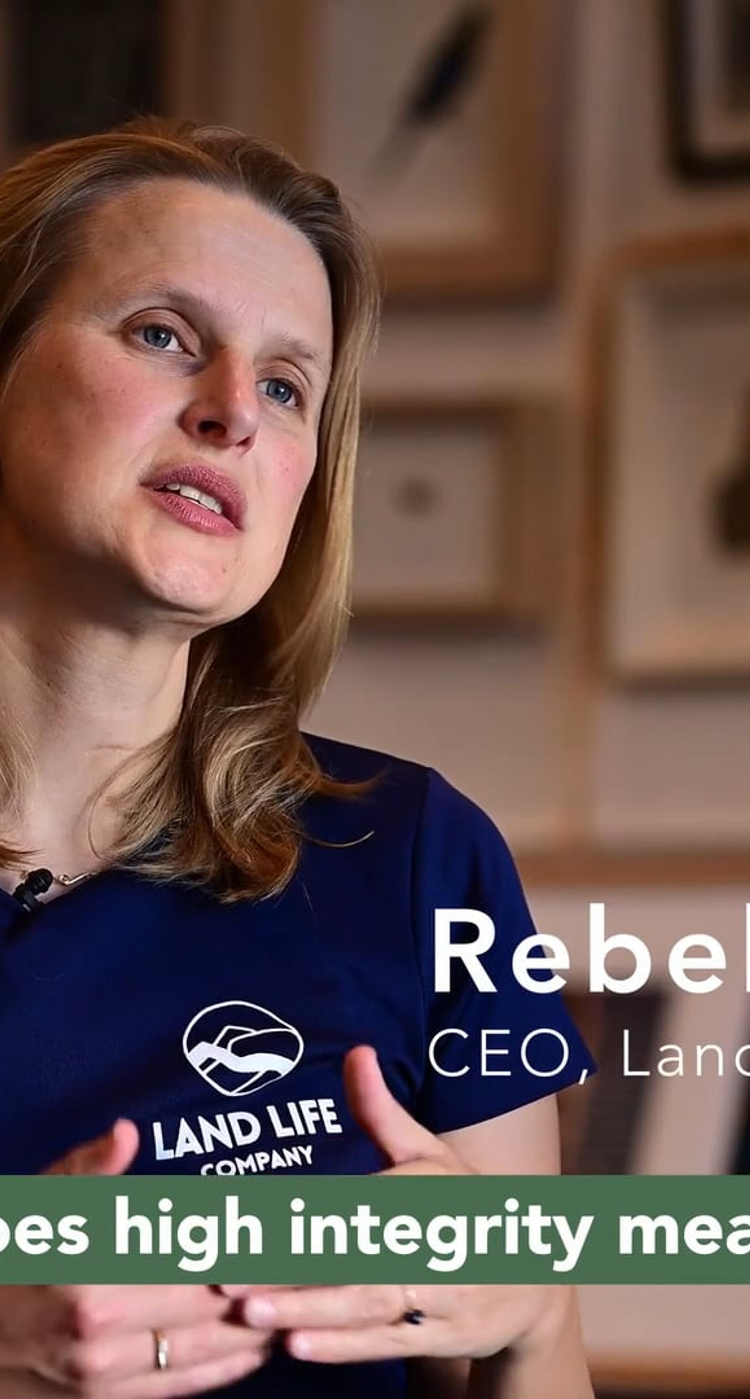 Video of Land Life CEO speaking about what high integrity in nature based carbon projects