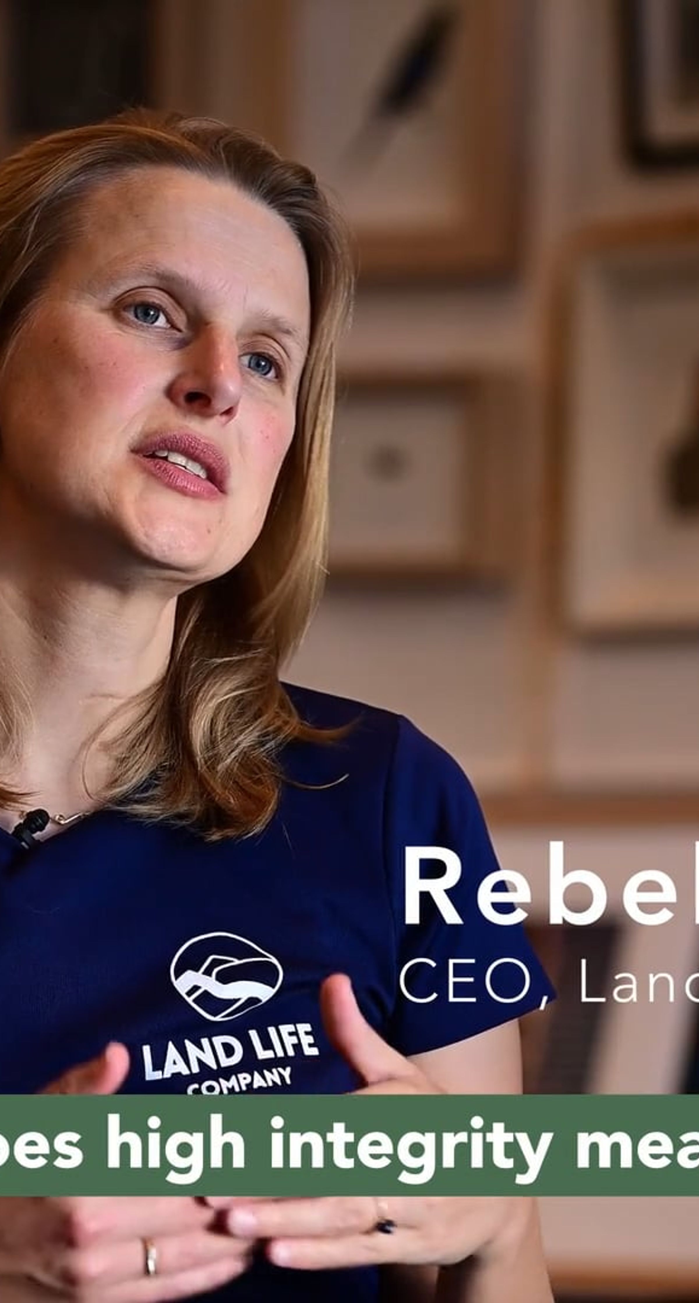 Video of Land Life CEO speaking about what high integrity in nature based carbon projects