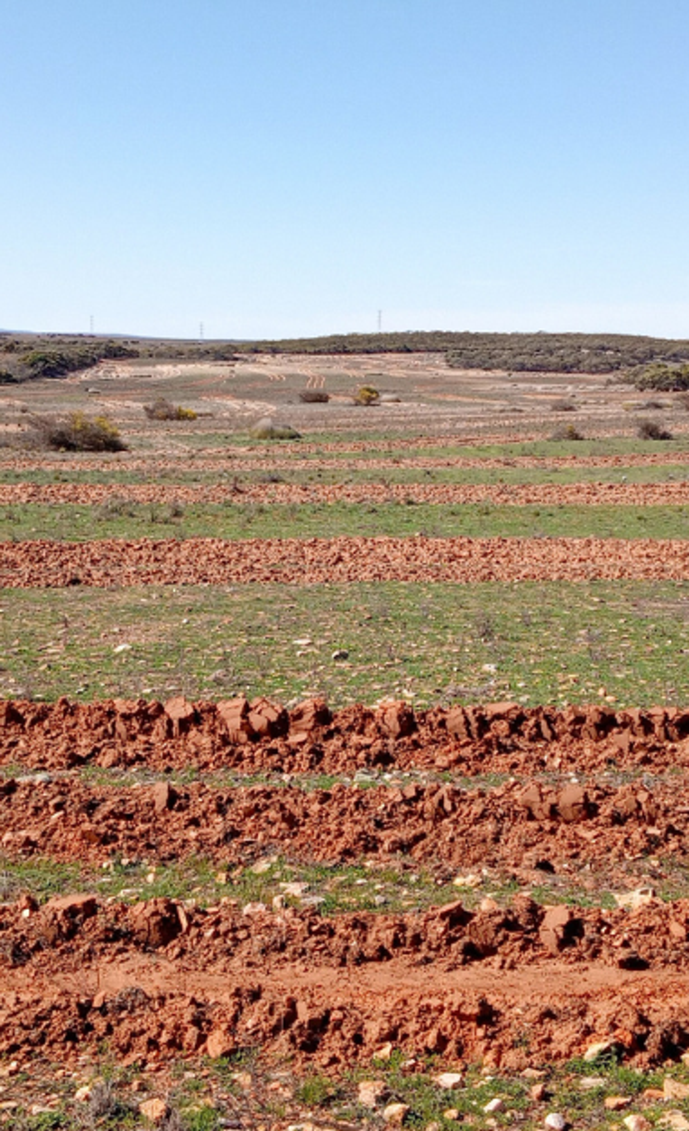 Degraded land in Burton South Australia