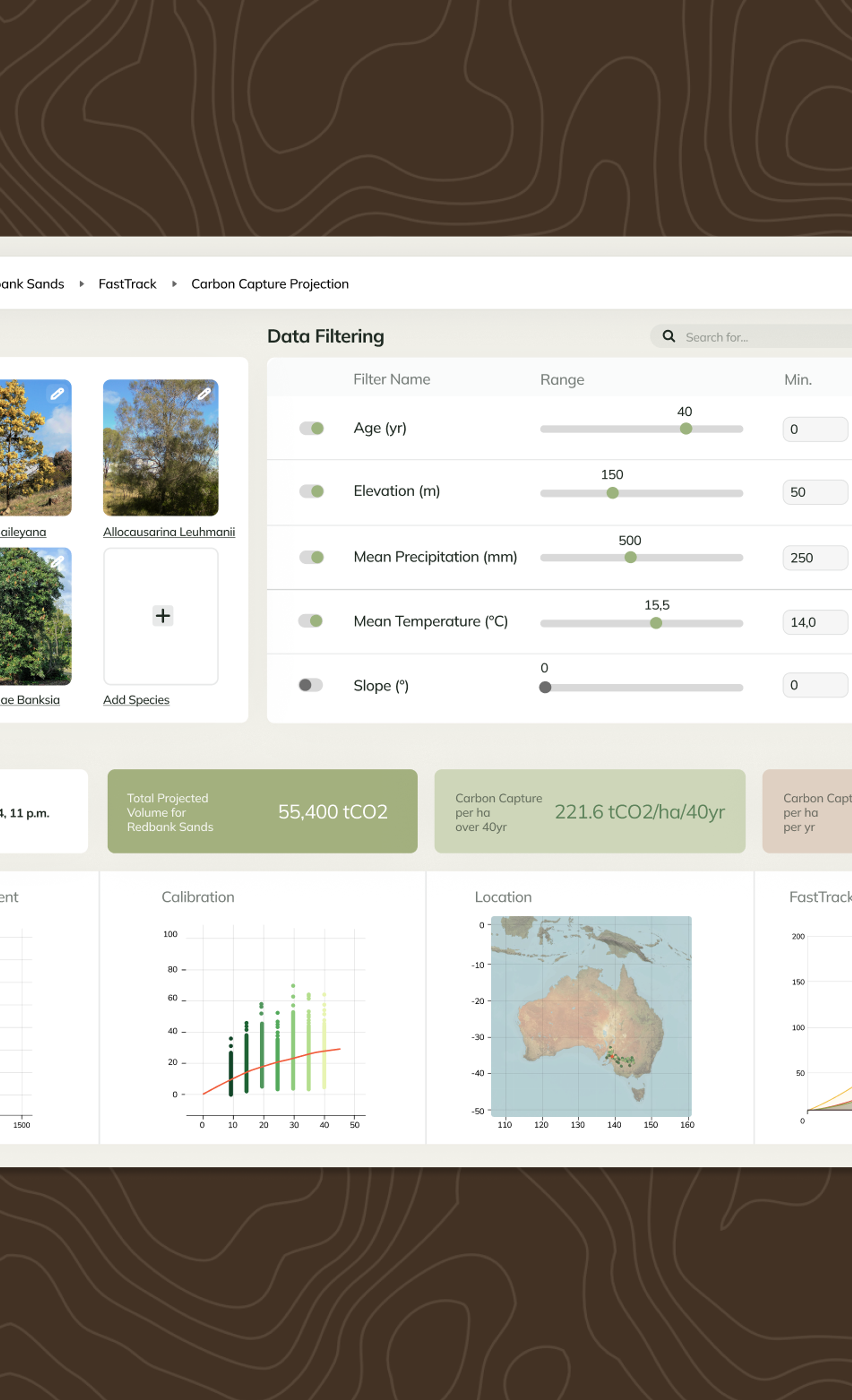 FastTrack backend screenshot