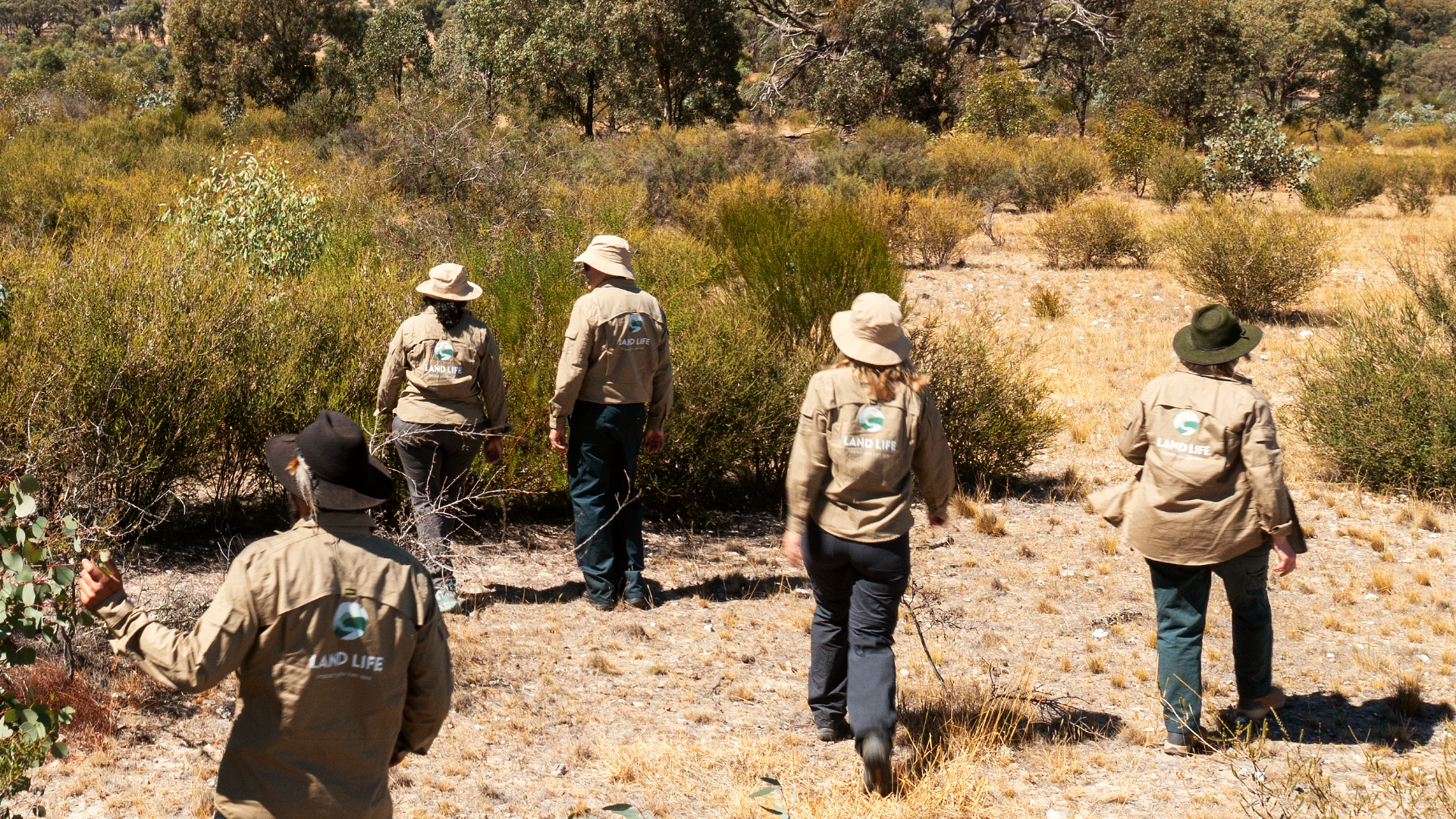 crew in the field