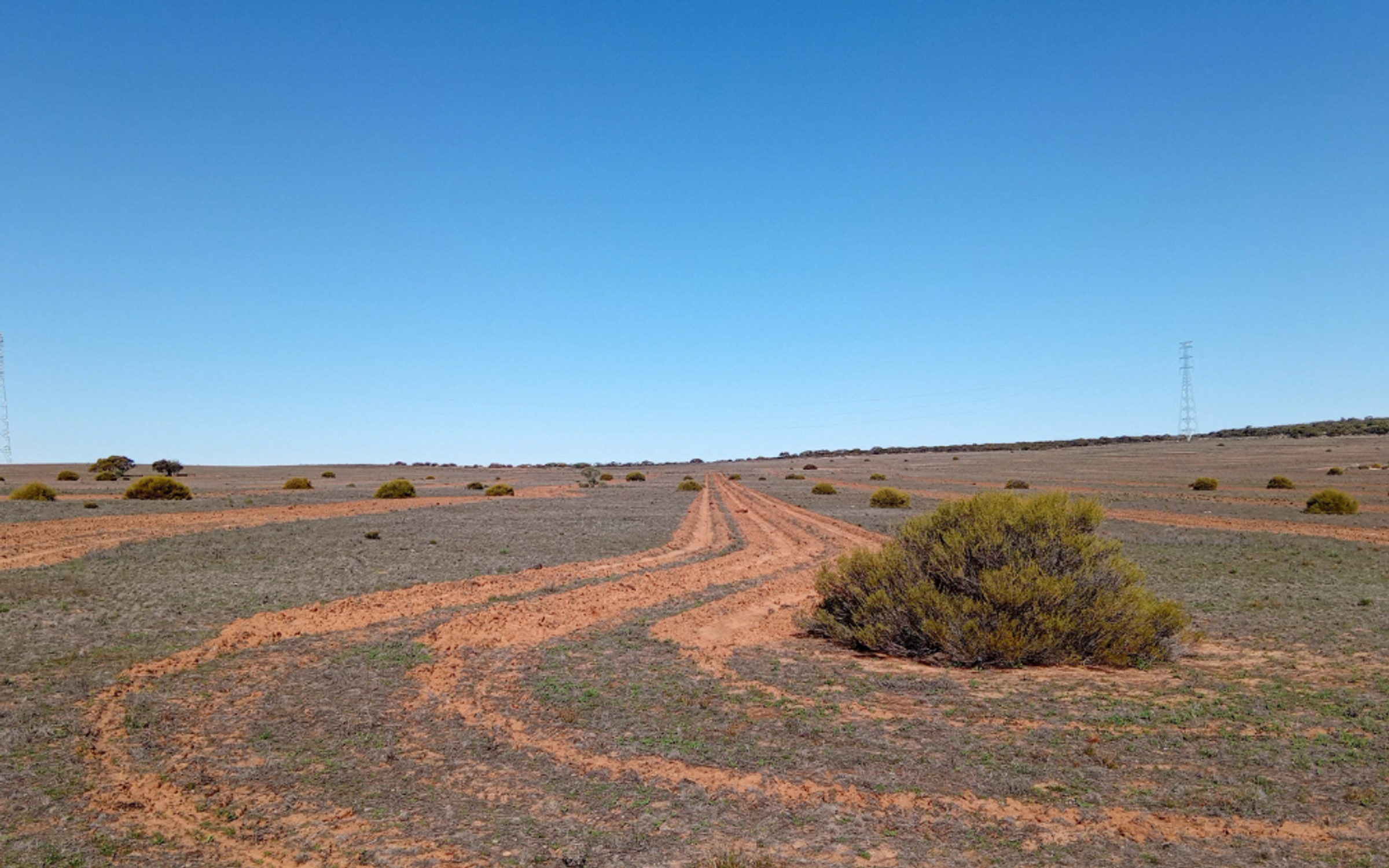 Degraded land in Burton South Australia