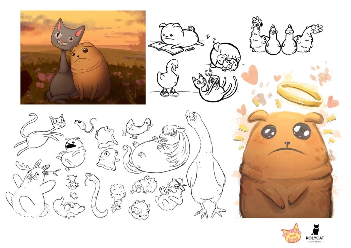 Noodle and Bun student work