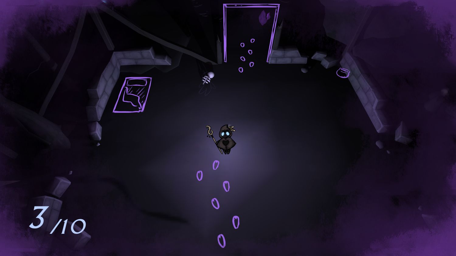 A 2D/3D hybrid game developed by a game student at the Academy of Digital Arts for a final exam project