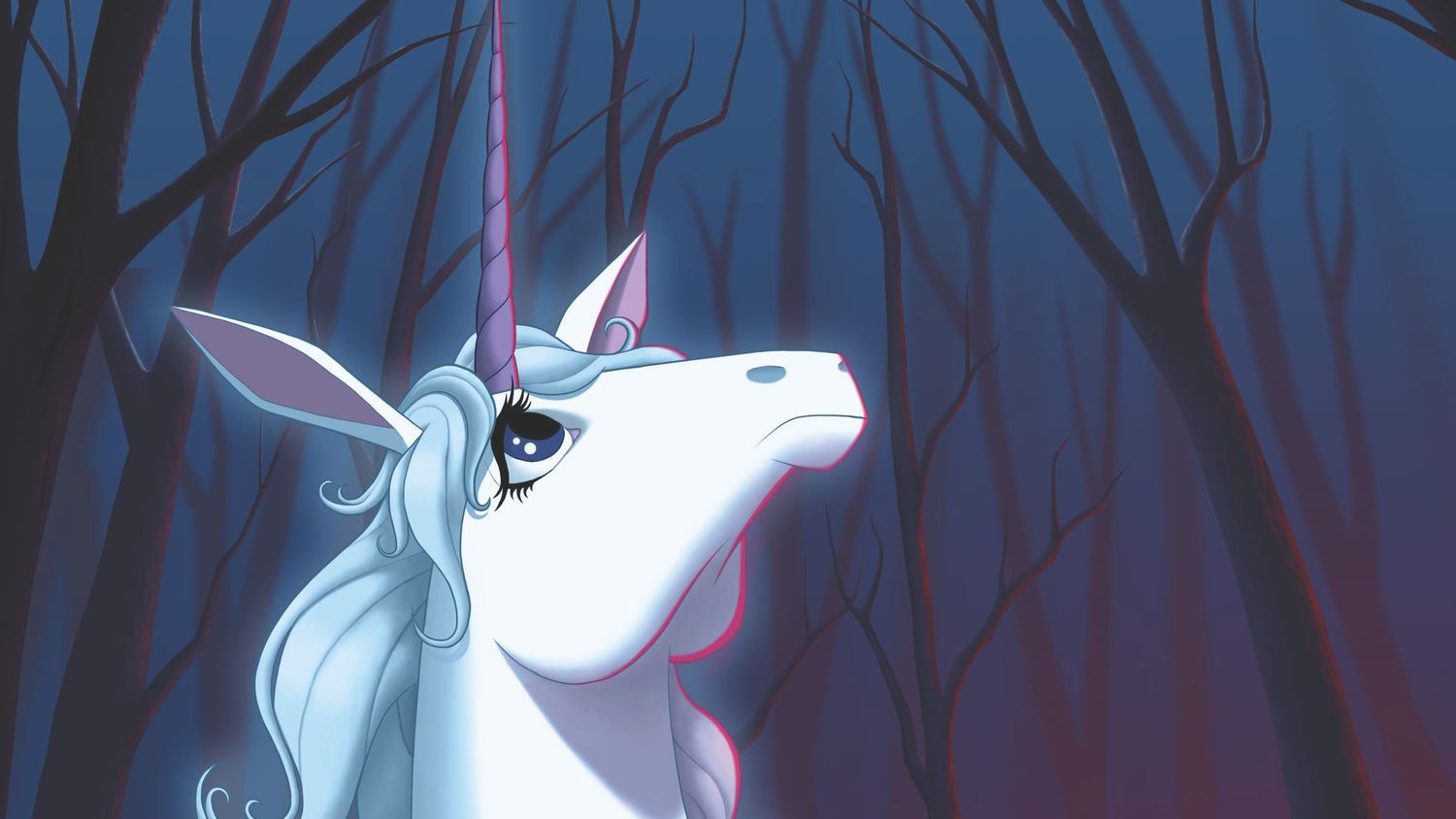 Illustration - 'The Last Unicorn - DVD Cover Art'