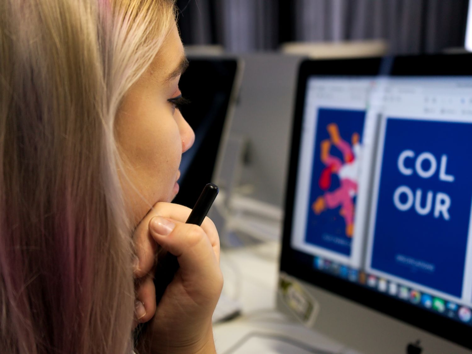 Short course student learning to upskill themselves and expand their career options through new digital design technologies.