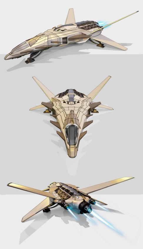 Vehicle Design - Star Wars Fighter Jet