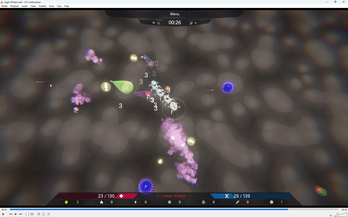 A game about evolution made by a game course student at the Academy of Digital Arts for their final project
