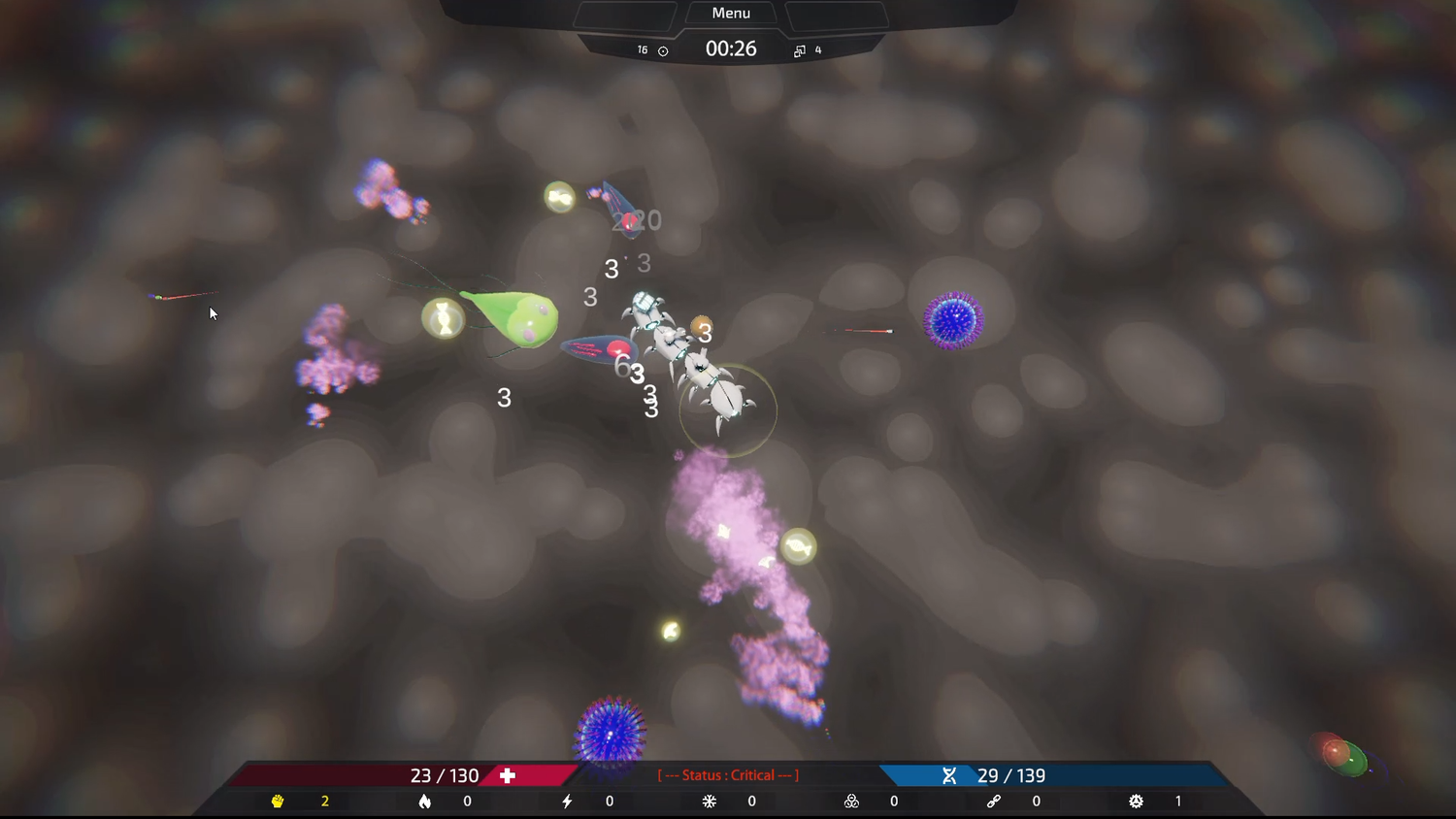 A game about evolution made by a game course student at the Academy of Digital Arts for their final project