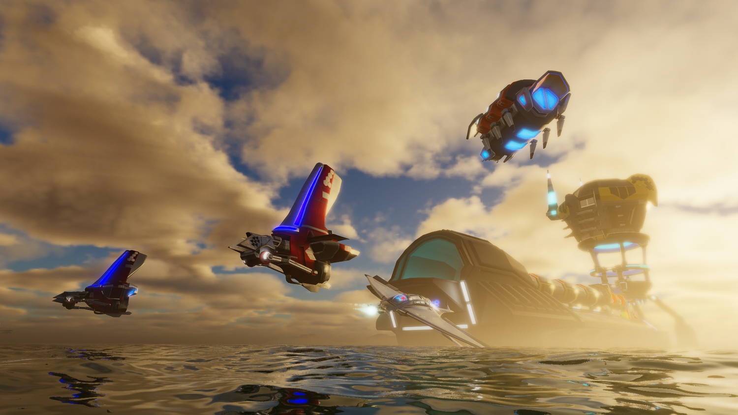 A scene from the game production incubator project Eskhaya made by Alumni game students from the Academy of Digital Arts