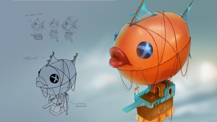 Vehicle Design - 'Fish Blimp'