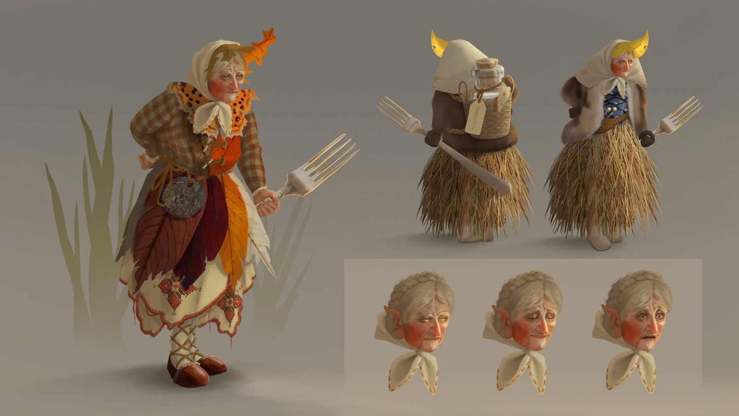 Character Design - Tiny Grandma