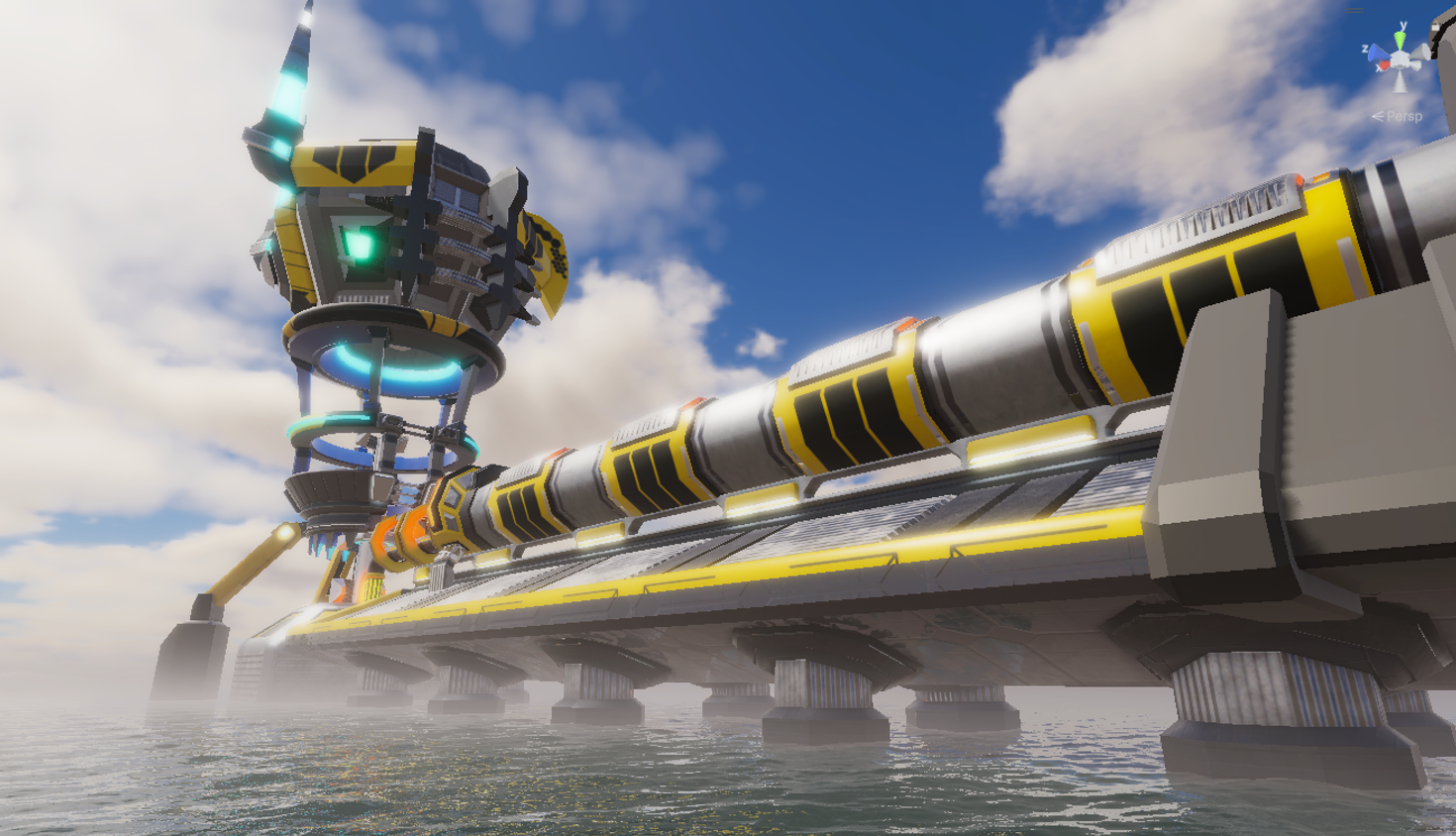 A modular mining plant for the game Eskhaya, a Game Production Incubator project made by game course Alumni from the Academy of Digital Arts.