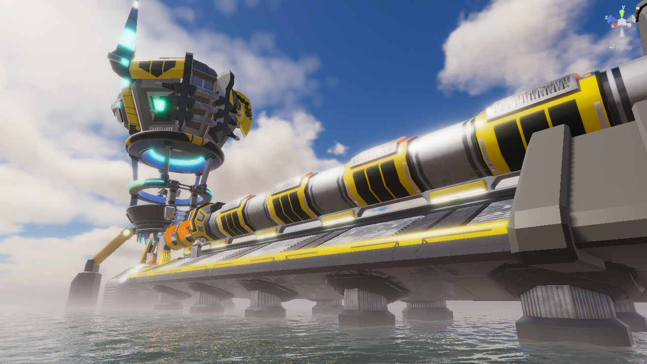 A modular mining plant for the game Eskhaya, a Game Production Incubator project made by game course Alumni from the Academy of Digital Arts.