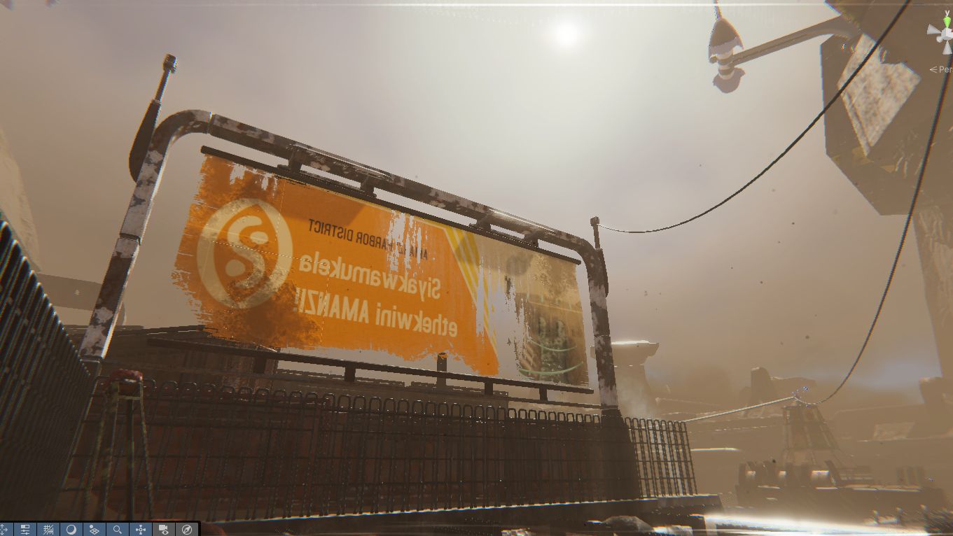A scene from the game production incubator project AMANZI made by game course Alumni from the Academy of Digital Arts