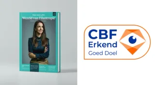 Mockup van de Major-donor editie van 2025