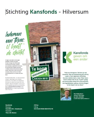Een advertentie van het Kansfonds