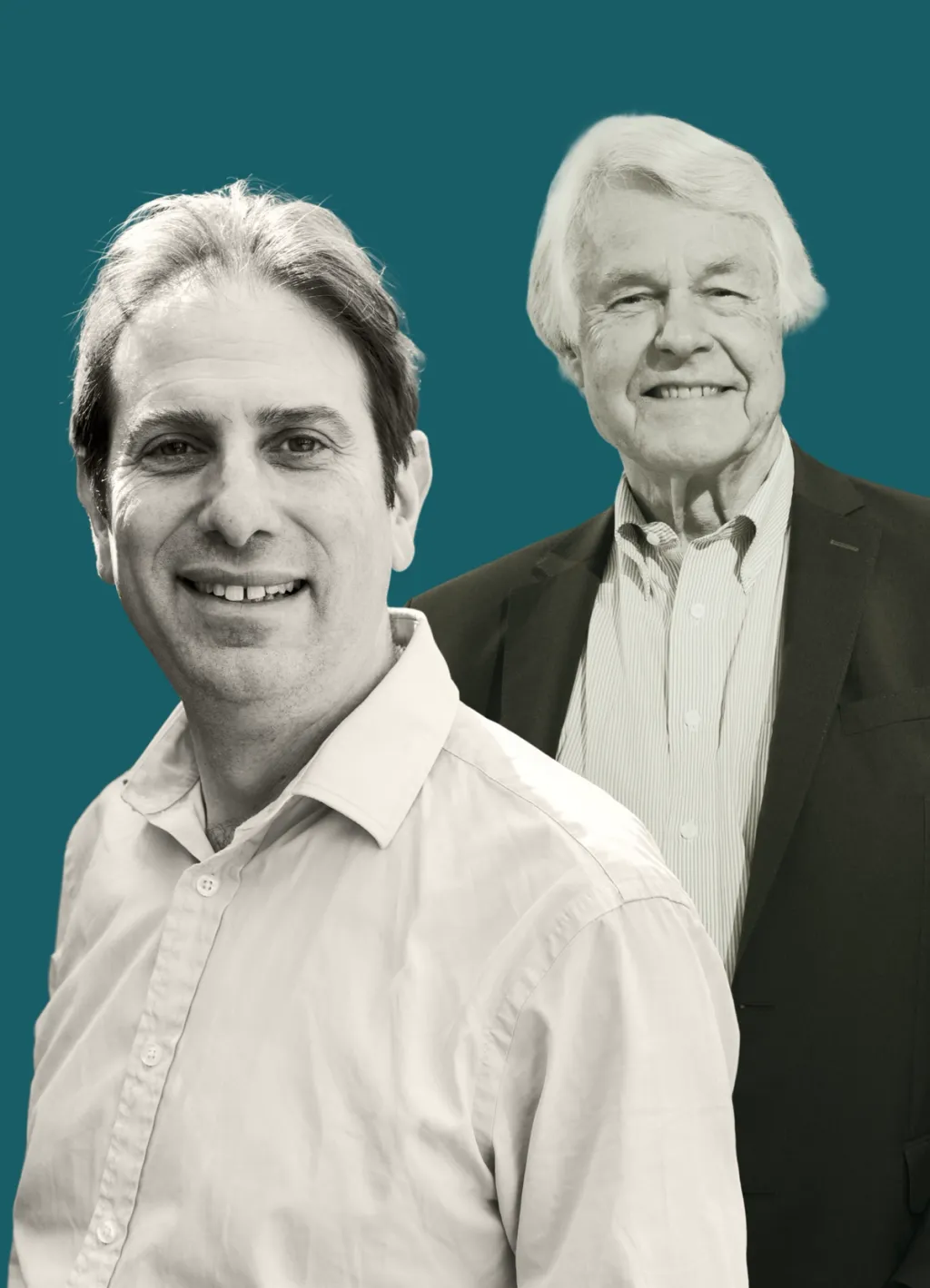 Charles Keidan links en Rien van Gendt rechts