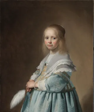 Johannes Verspronck, Potret van een meisje in het blauw