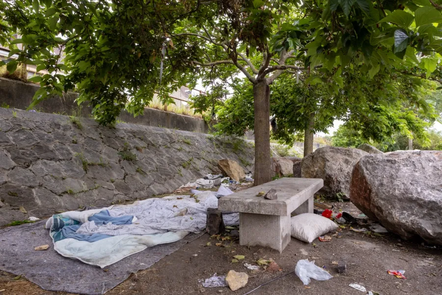 Verdwenen tentenkamp
