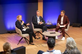 Panel met Adriana Esmeijer en Jochem Miggelbrink